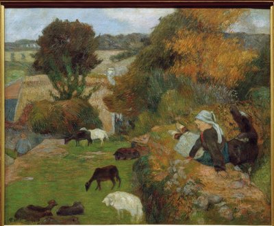Bergère bretonne - Paul Gauguin